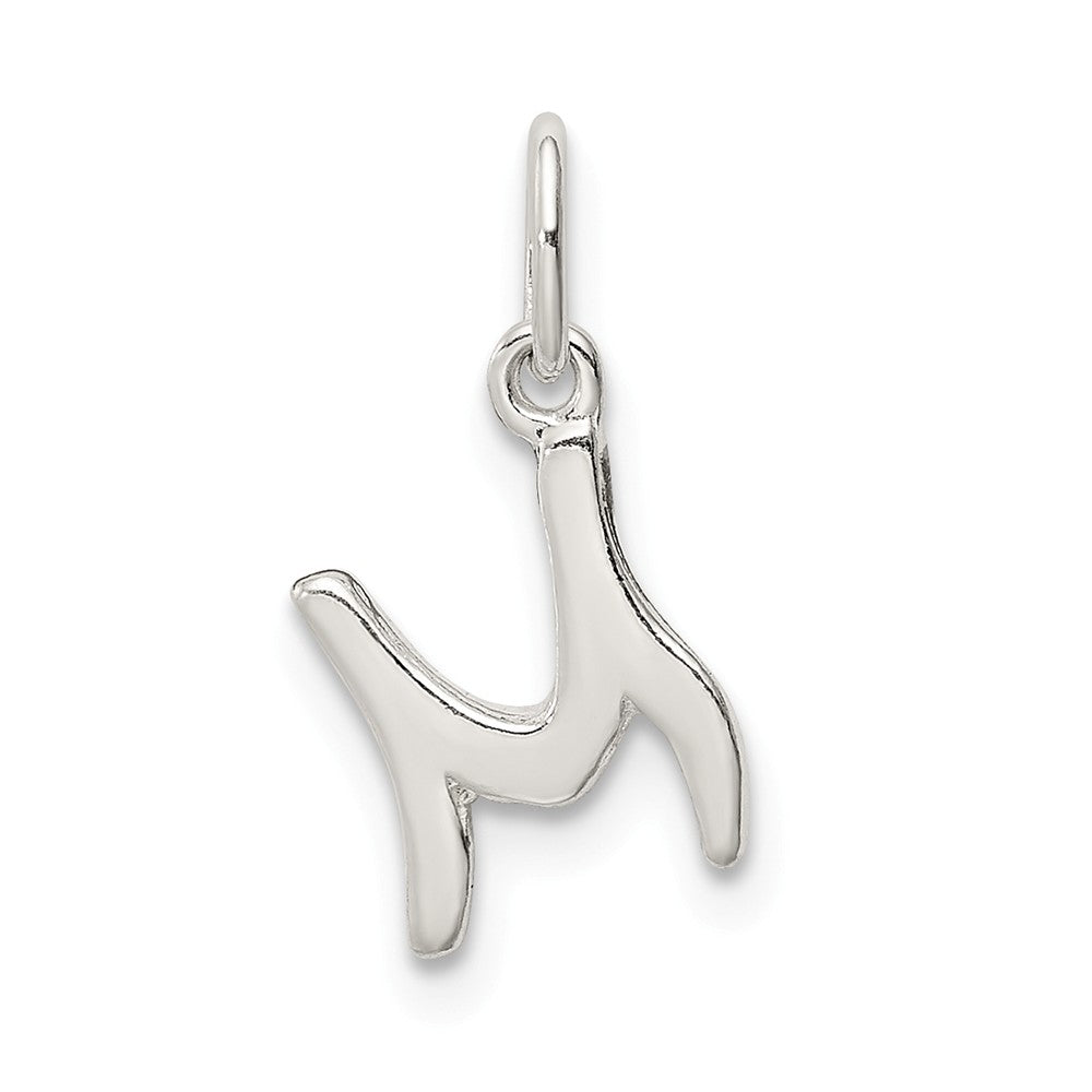 Colgante con la letra inicial M de Million Charms en plata de ley 925