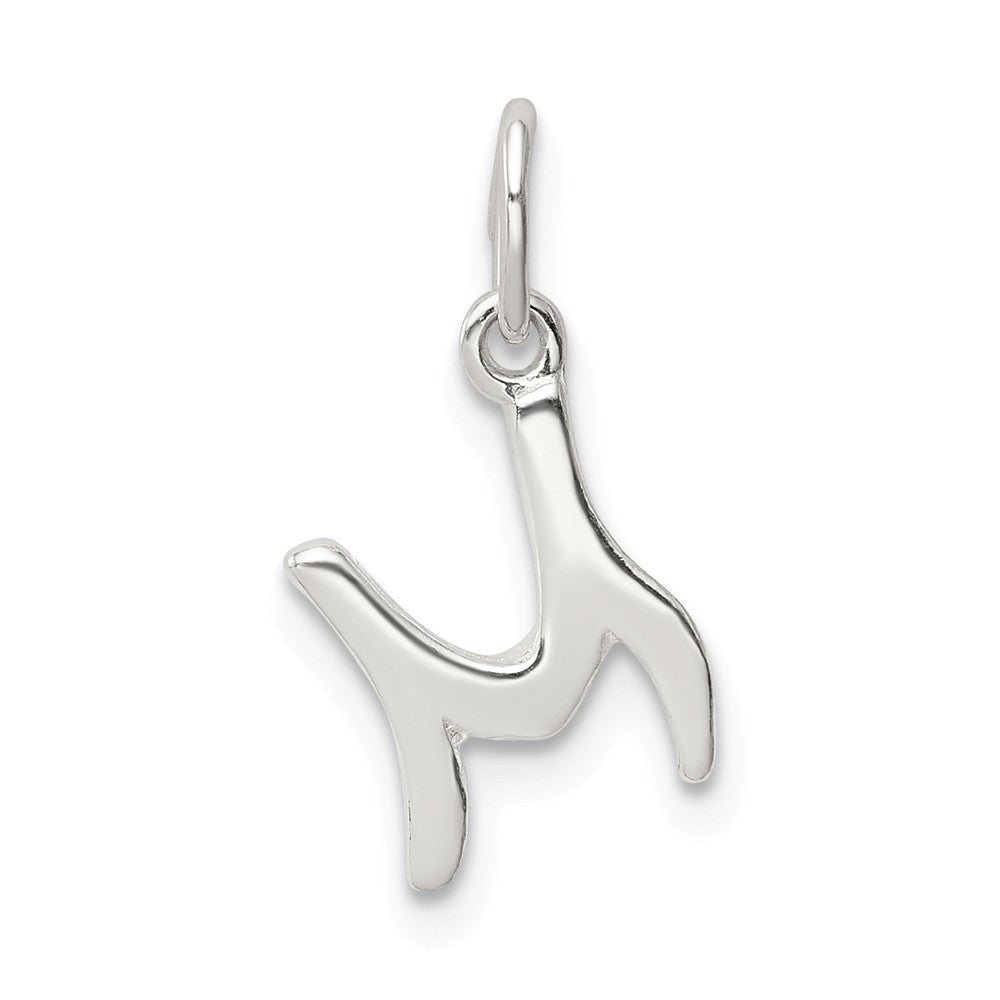Colgante con la letra inicial M de Million Charms en plata de ley 925