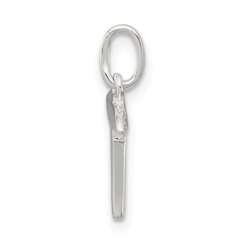 Dije de letra inicial T de plata de ley 925 Million Charms