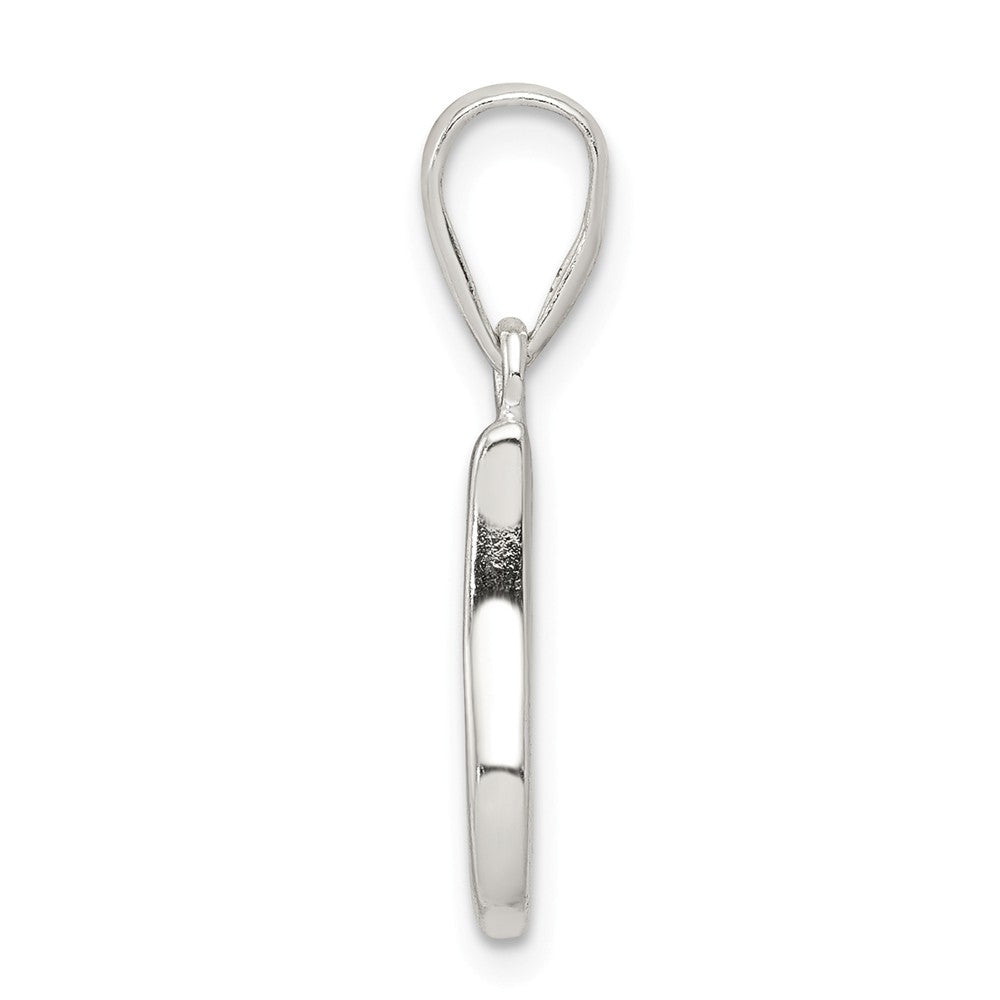 Dije de letra inicial I Million Charms de plata esterlina 925