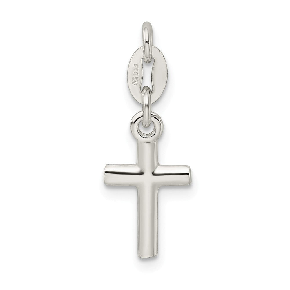 Million Charms 925 Sterling Silver Polished Relgious Cross Charm