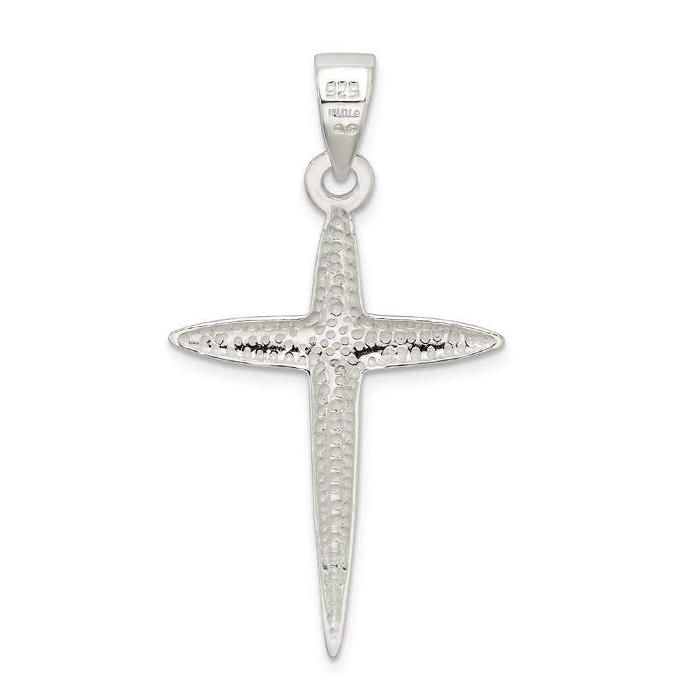 Million Charms 925 Sterling Silver Polished Relgious Cross Pendant