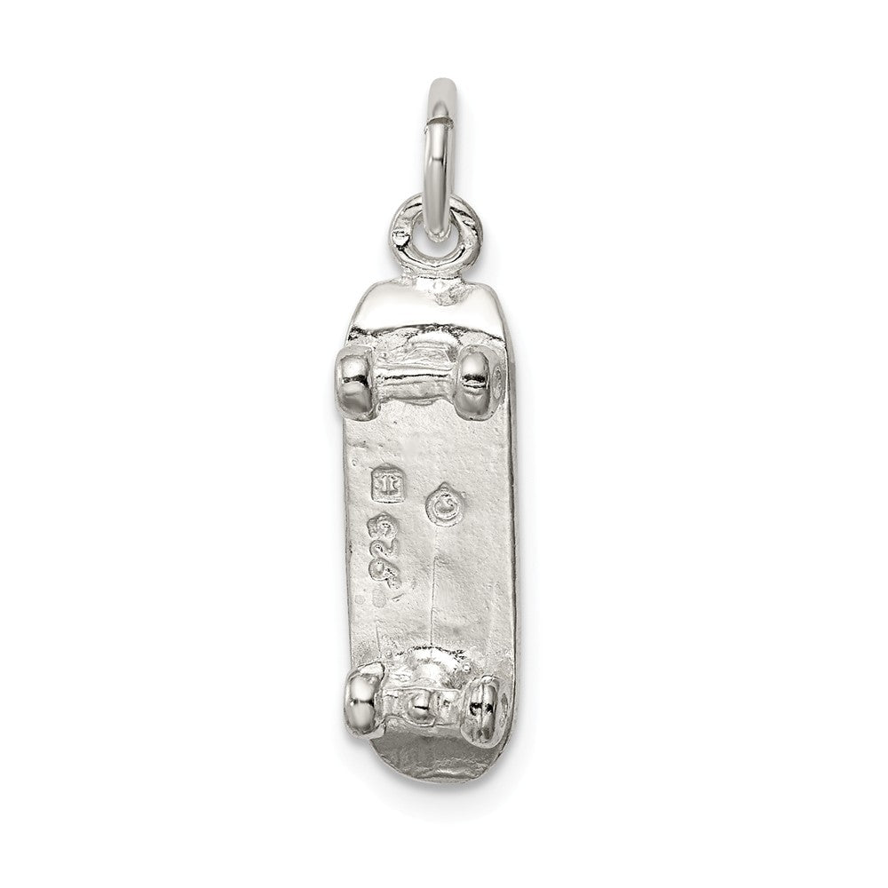Million Charms 925 Sterling Silver Skateboard Charm