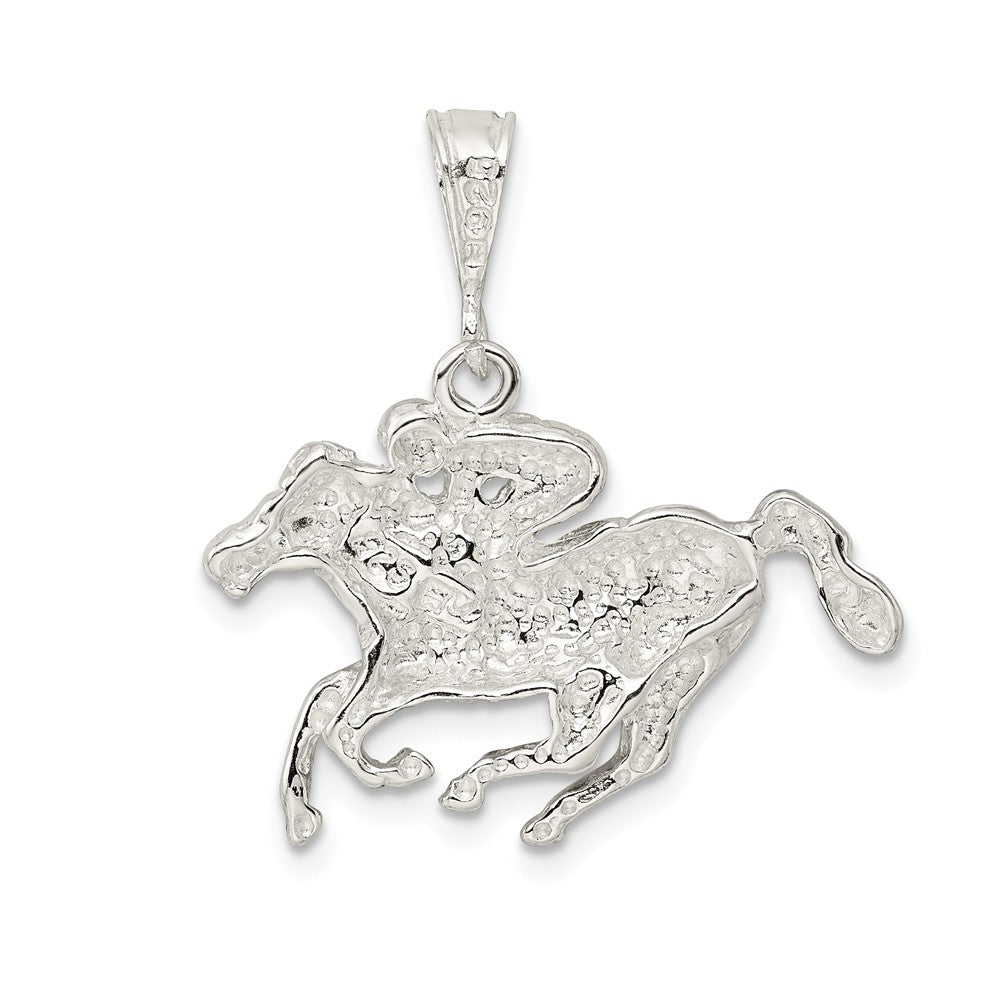 Million Charms 925 Sterling Silver Race Horse Charm