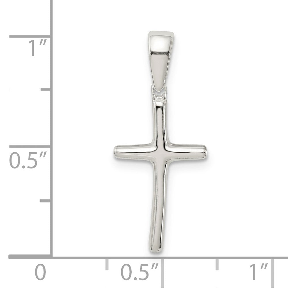 Million Charms 925 Sterling Silver Polished Relgious Cross Pendant