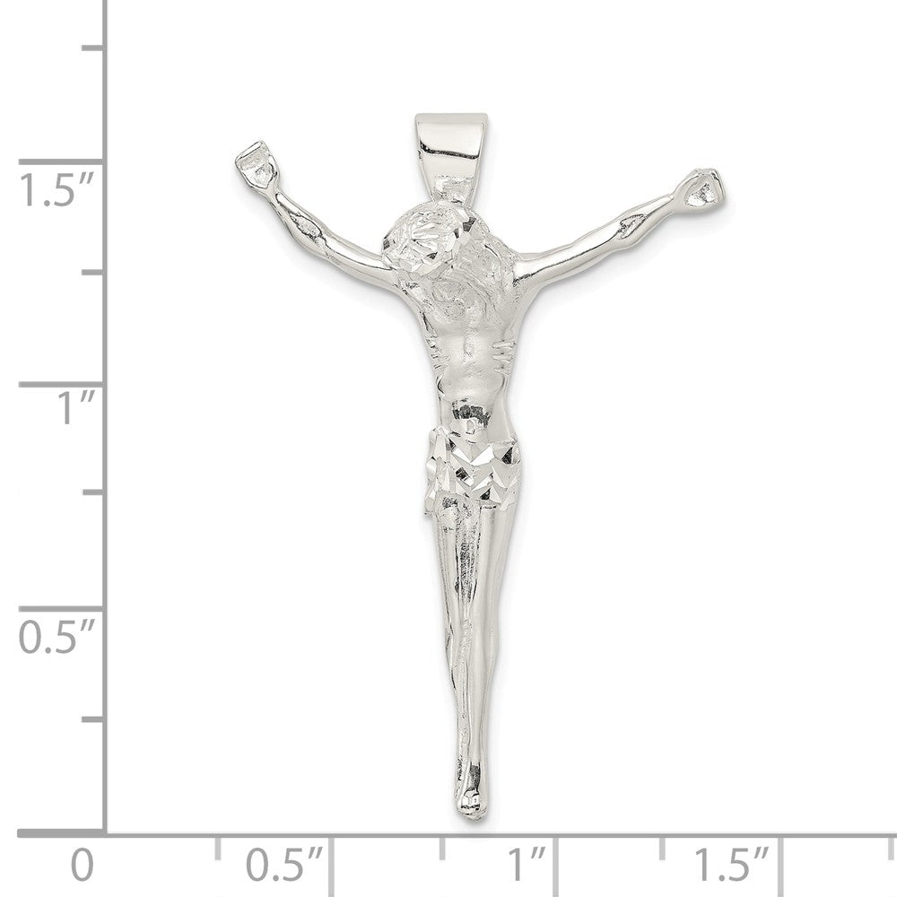 Million Charms 925 Sterling Silver Polished Corpus Pendant