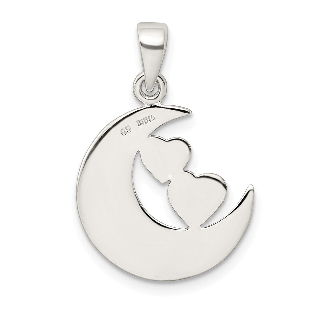Million Charms 925 Sterling Silver & Rose Tone Enamel Always Sister..Friend Pendant