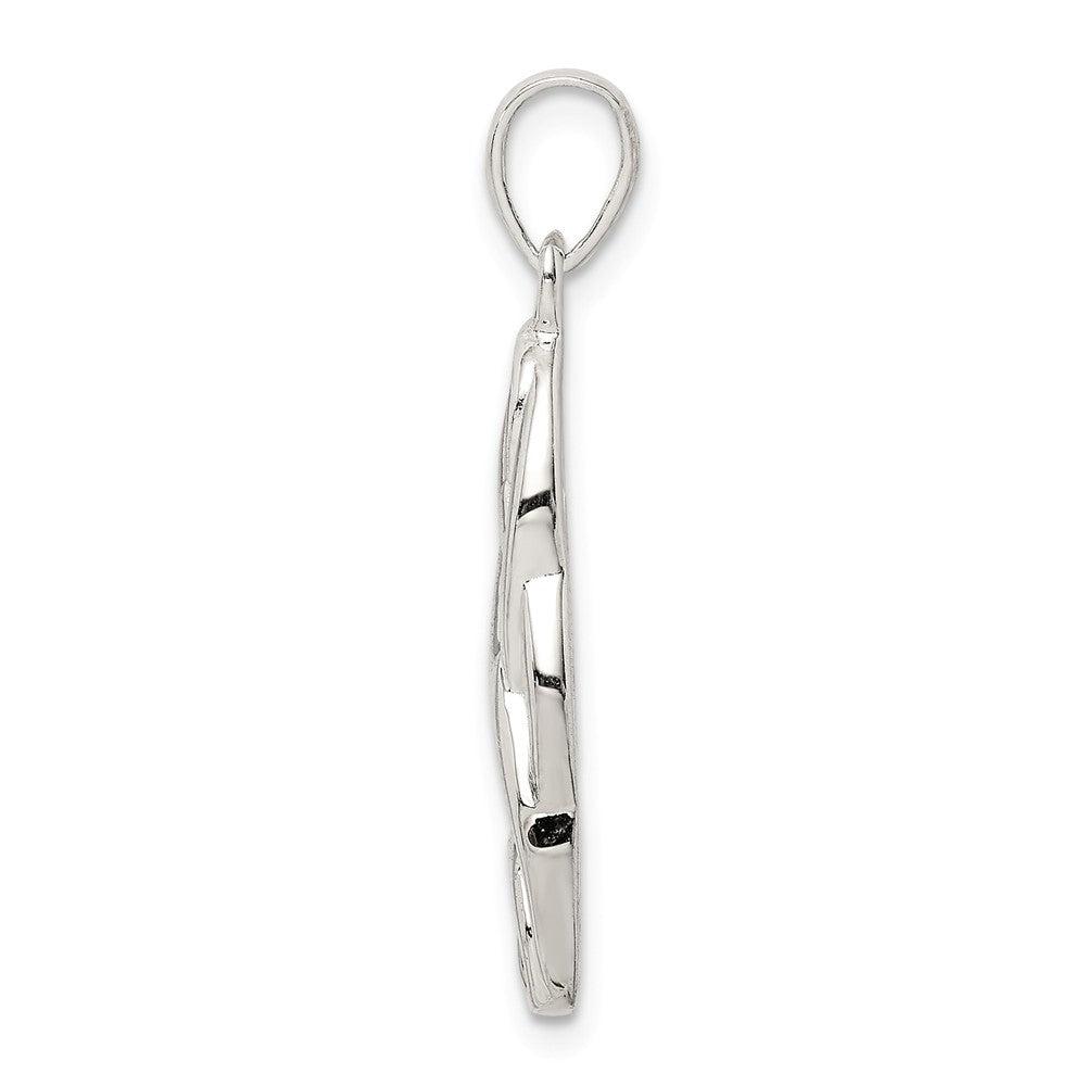 Million Charms 925 Sterling Silver Polished Celtic Pendant