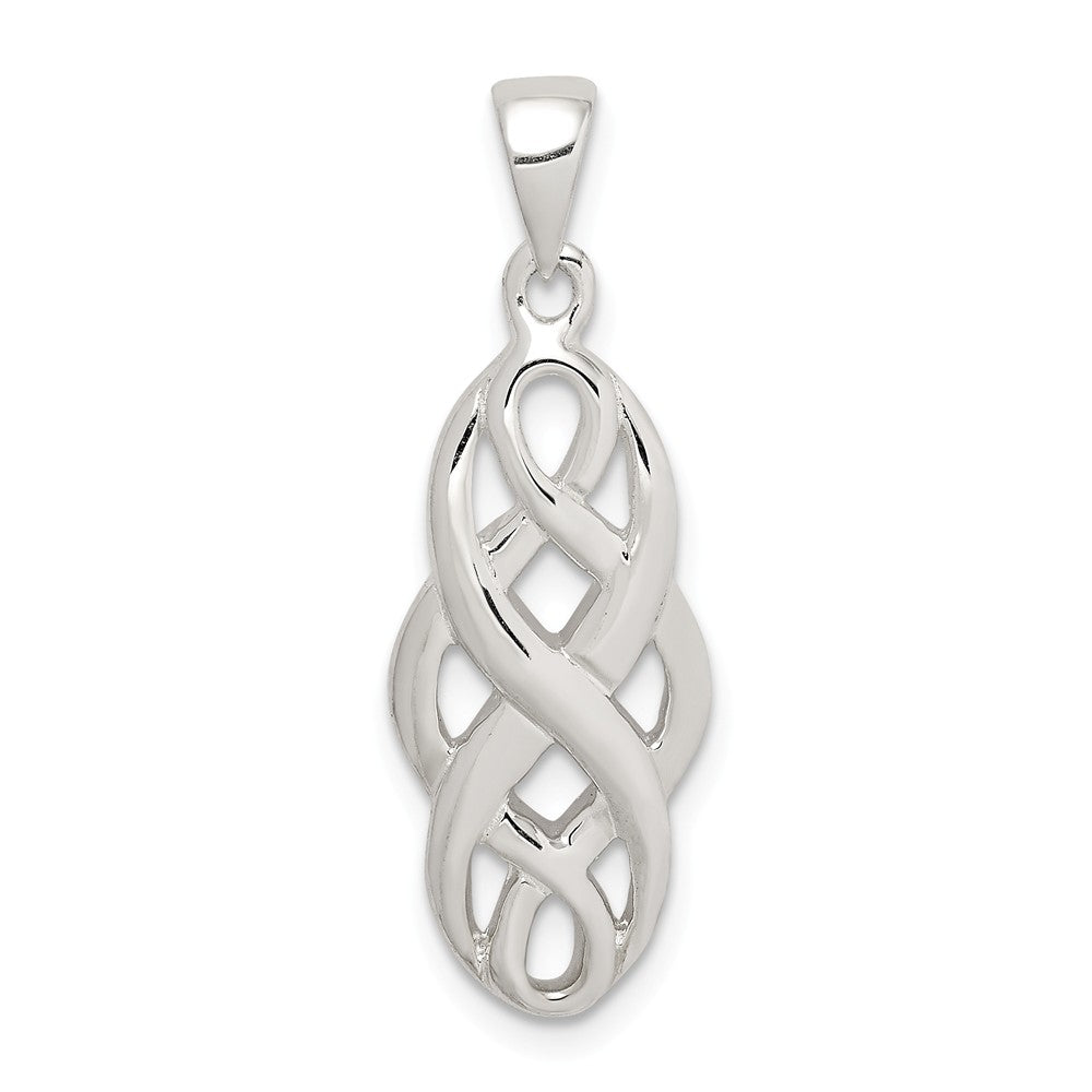 Million Charms 925 Sterling Silver Polished Celtic Pendant