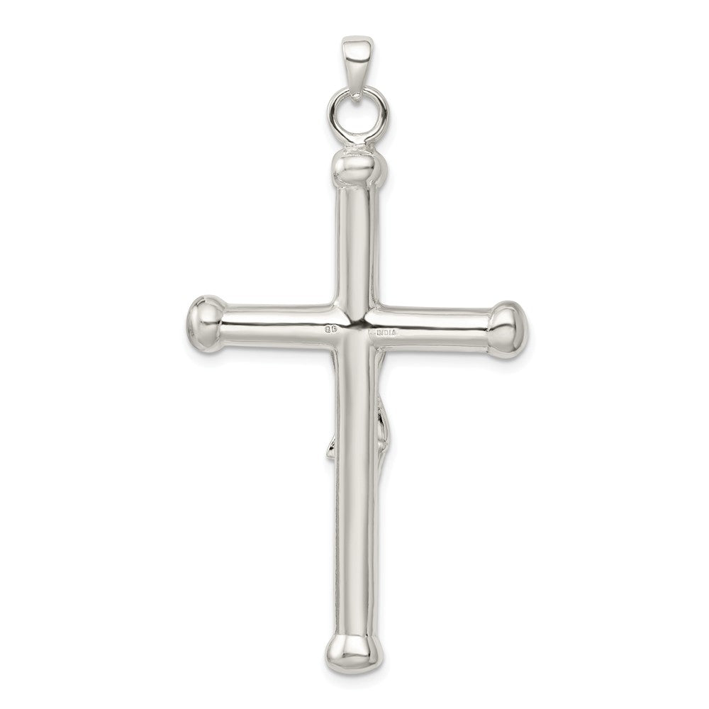 Million Charms 925 Sterling Silver Polished Relgious Crucifix Pendant