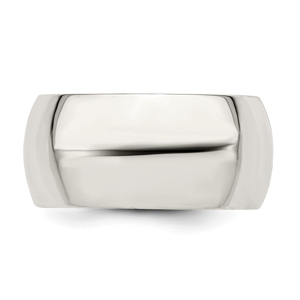 925 Sterling Silver, 10mm Comfort Fit Size 13.5 Wedding Band