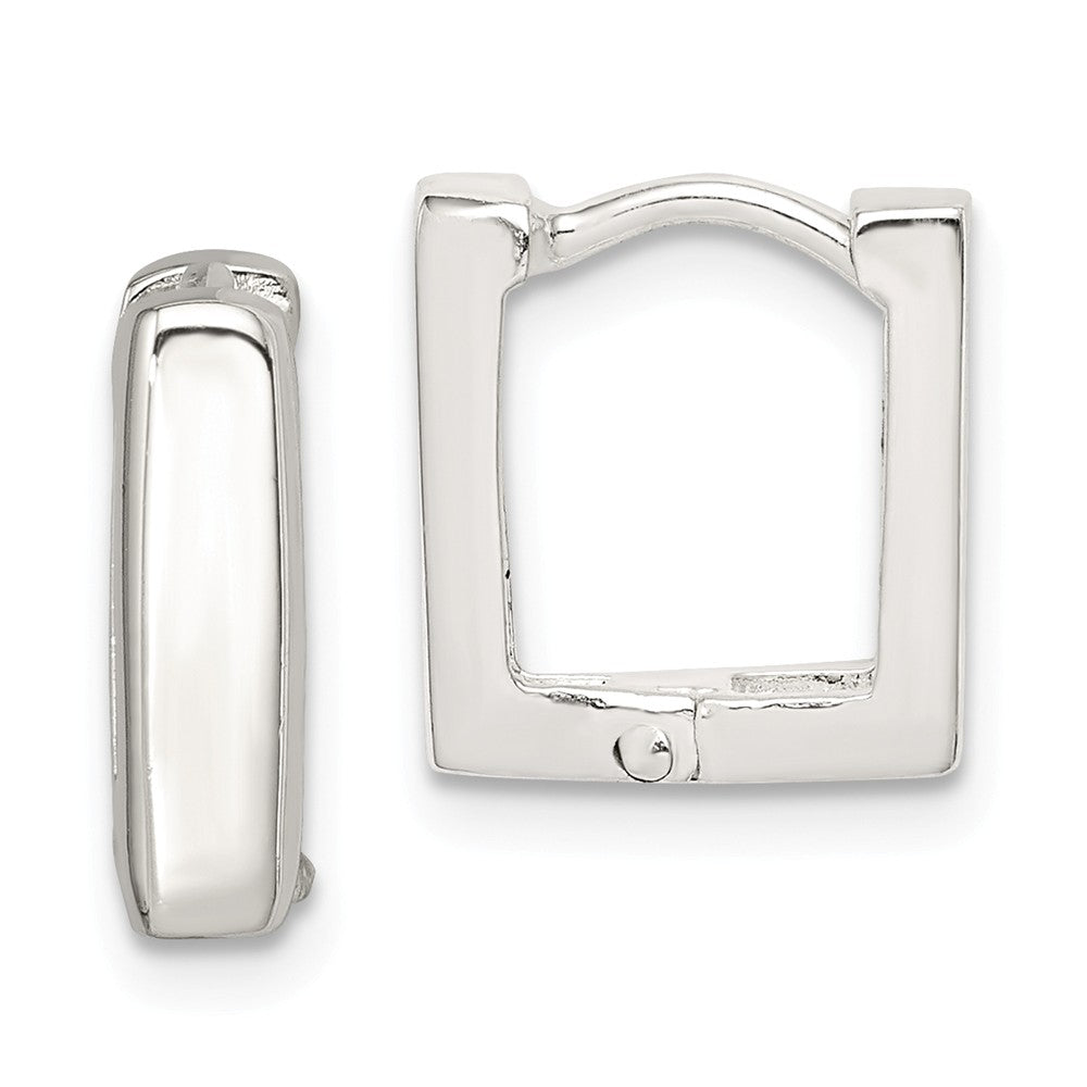 Stella Silver 925 Sterling Silver Huggy-Style Earrings, 12mm x 3mm