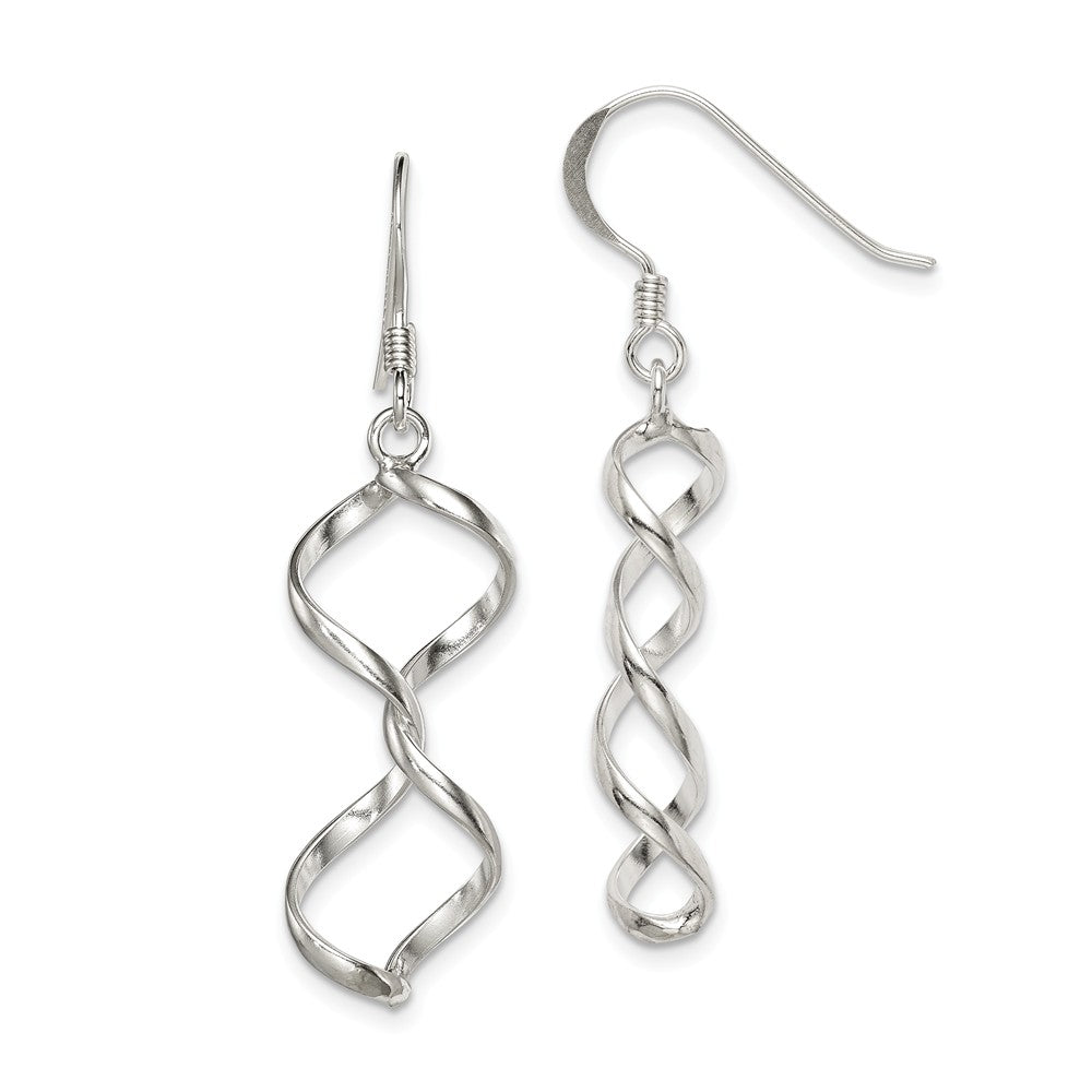 Stella Silver 925 Sterling Silver Fancy Earrings, 42mm x 8mm