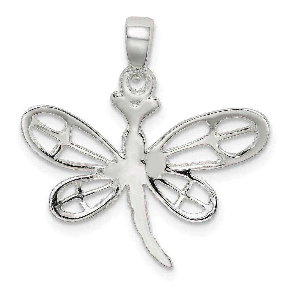 Million Charms 925 Sterling Silver Polished Dragonfly Pendant