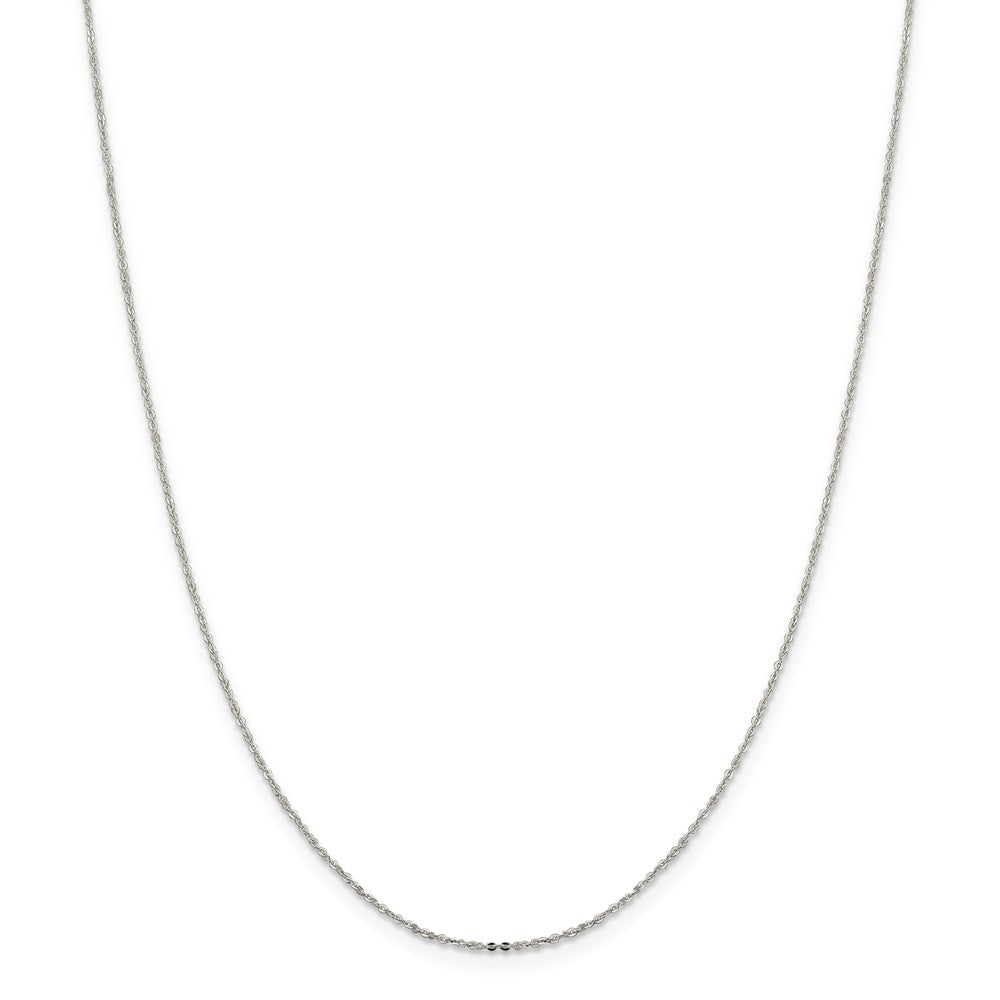 Million Charms 925 Sterling Silver 1.15mm Flat Cable Chain, Chain Length: 20 inches