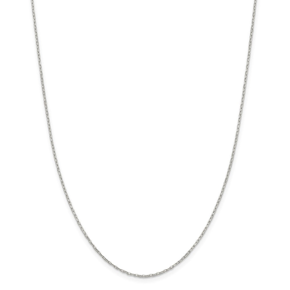 Million Charms 925 Sterling Silver 1mm Cable Chain, Chain Length: 18 inches