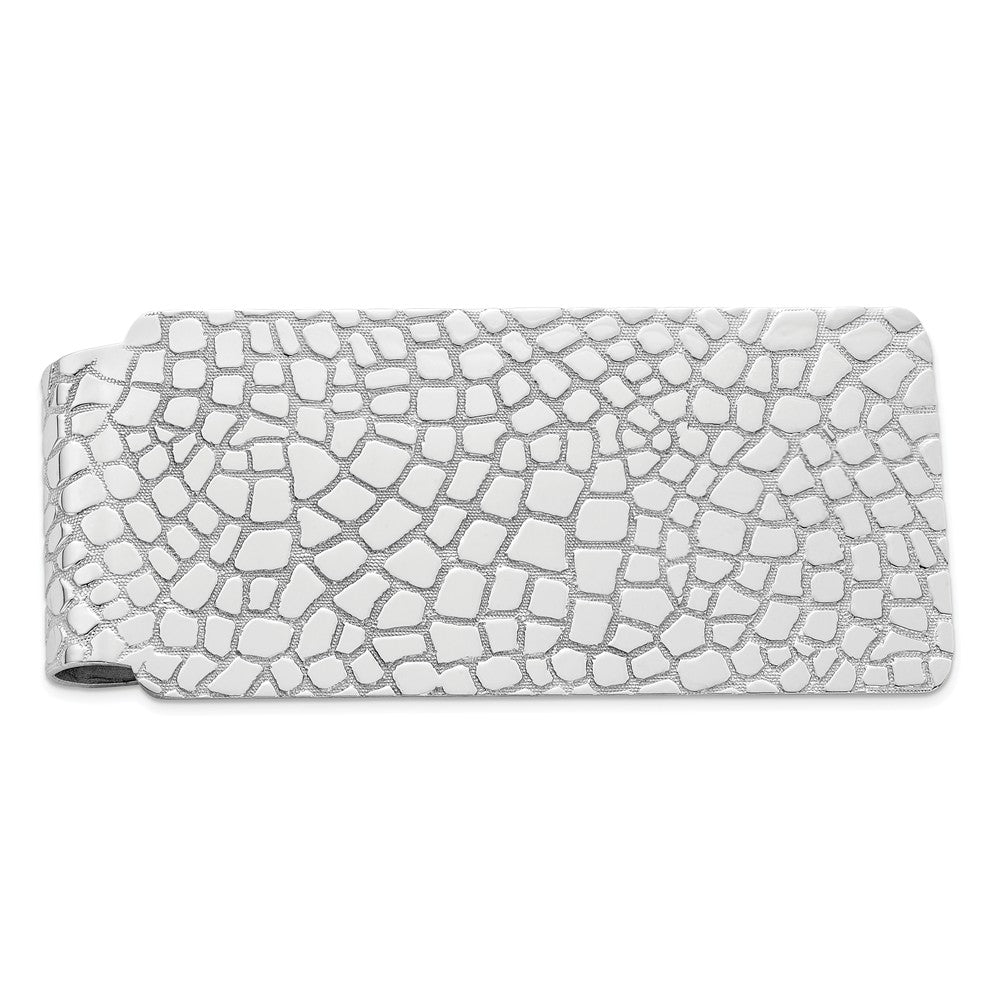 Occasion Gallery, Men's Accessories, 925 Sterling Silver Rhodium-plated Money Clip