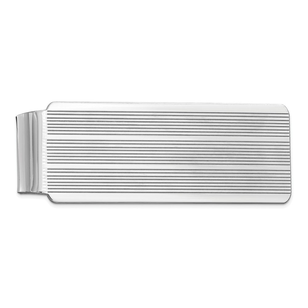 Occasion Gallery, Men's Accessories, 925 Sterling Silver Rhodium-plated Money Clip