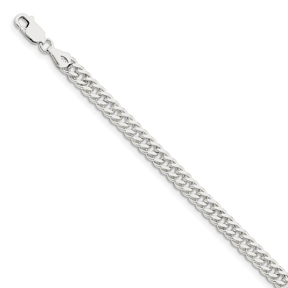 Million Charms 925 Sterling Silver 5.5mm Rambo Chain, Chain Length: 8 inches