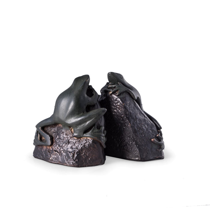 Occasion Gallery  Color Frog, Patina Finished Bookends 5 L x 2.75 W x 5.5 H in.