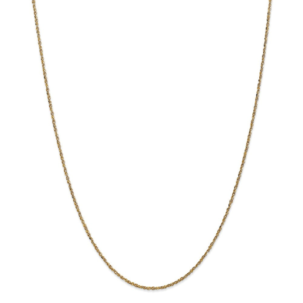 Million Charms 14k Yellow Gold, Necklace Chain, 1.7mm Ropa, Chain Length: 16 inches