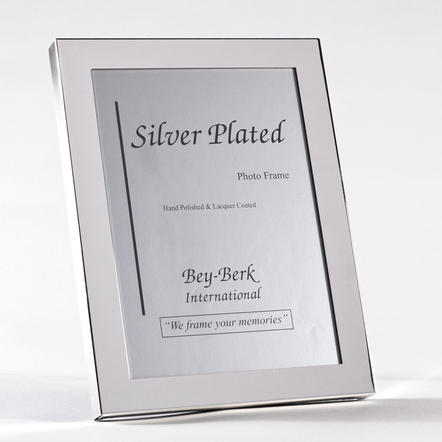 Occasion Gallery Silver Color Silver Plated 4"x6" Picture Frame with Easel Back. 5.25 L x 0.75 W x 8.25 H in.
