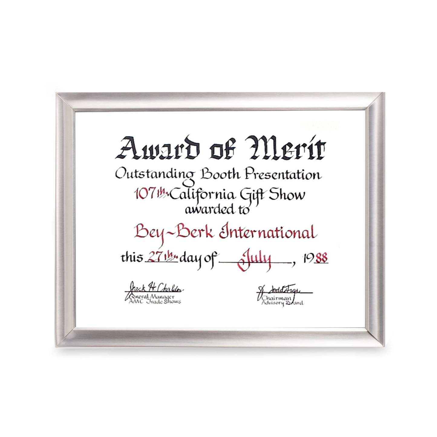 Occasion Gallery Silver Color Silver Plated 8 1/2"x11" Picture Frame with Easel or Wall Mount Back. 9.25 L x 0.25 W x 11.25 H in.