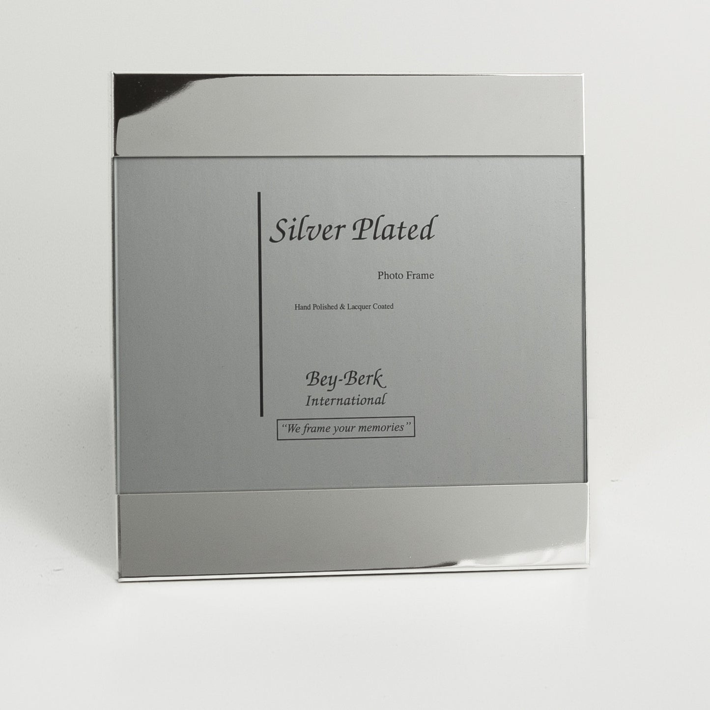 Occasion Gallery Silver Color Silver Plated 5"x7" Picture Frame with Easel Back. 7.25 L x 0.25 W x 7.35 H in.