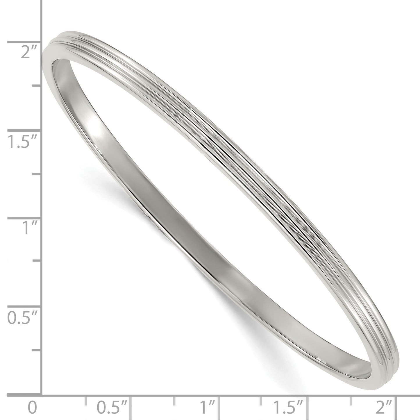 Chisel Brand Jewelry, Stainless Steel Polished Bangle