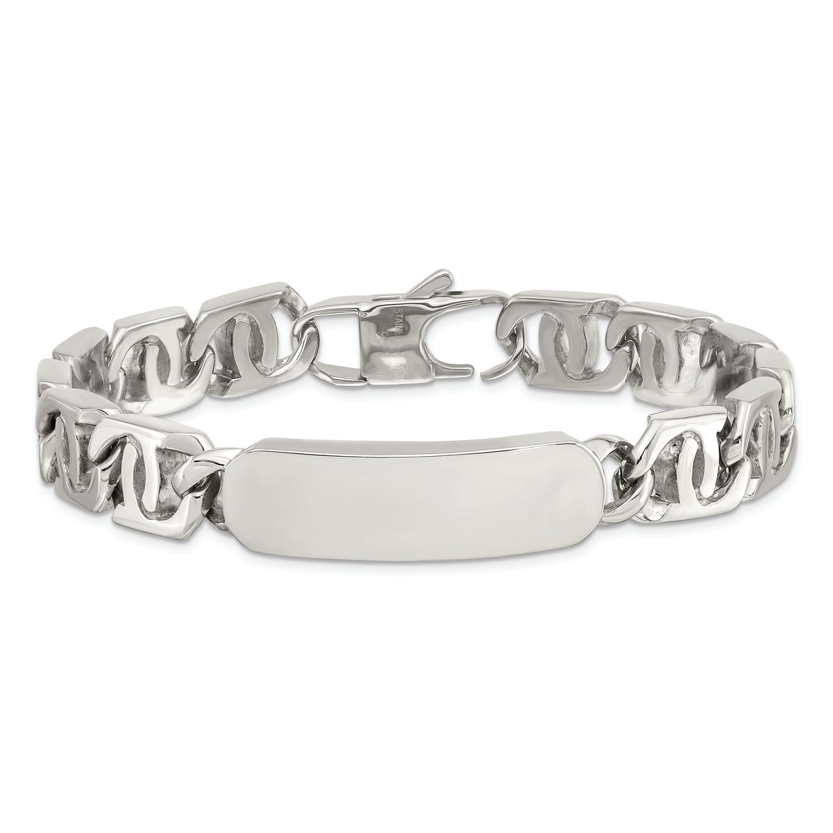 Chisel Brand Jewelry, Stainless Steel Polished ID 8.75in Men's Bracelet