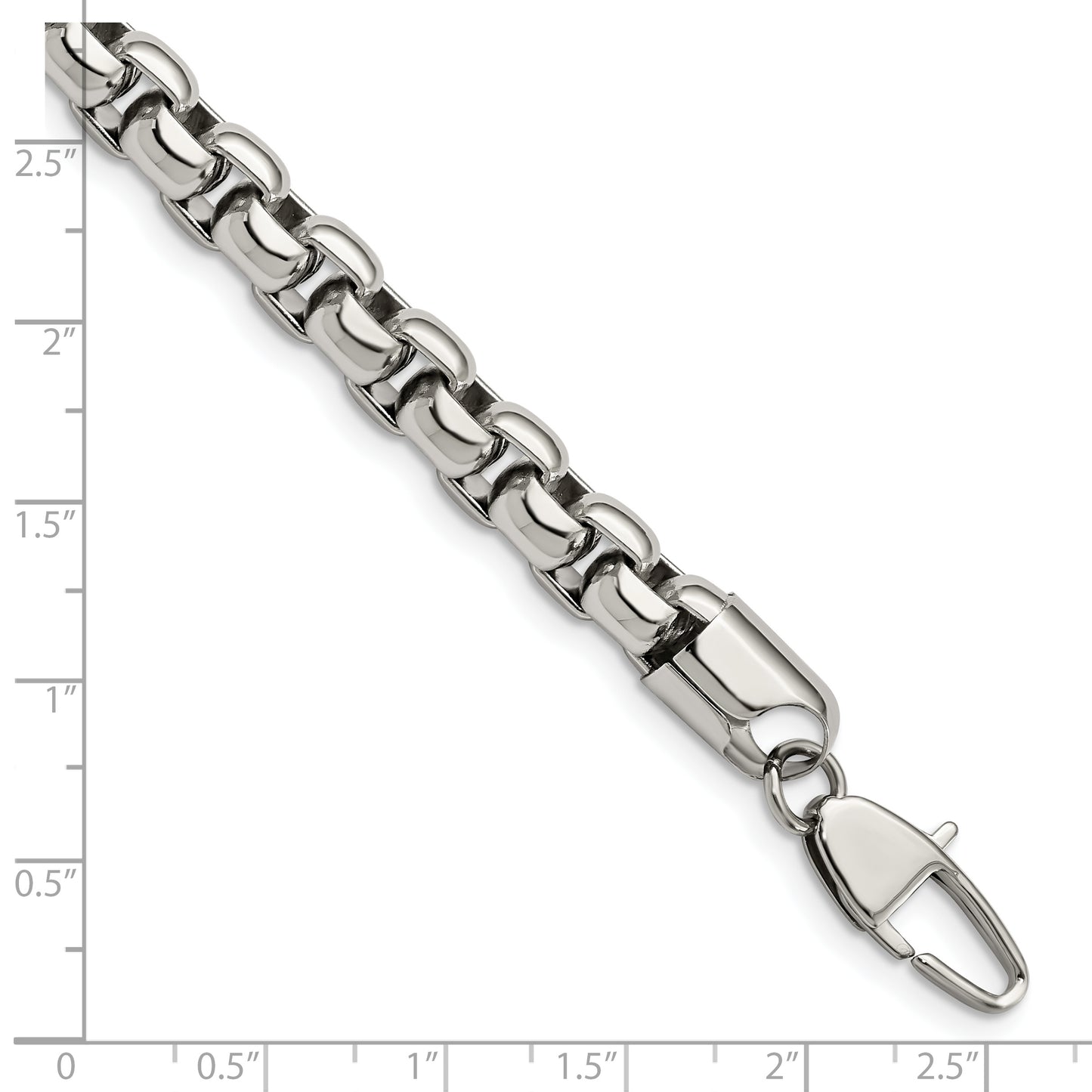 Chisel Brand Jewelry, Stainless Steel Polished 9in. Men's Bracelet