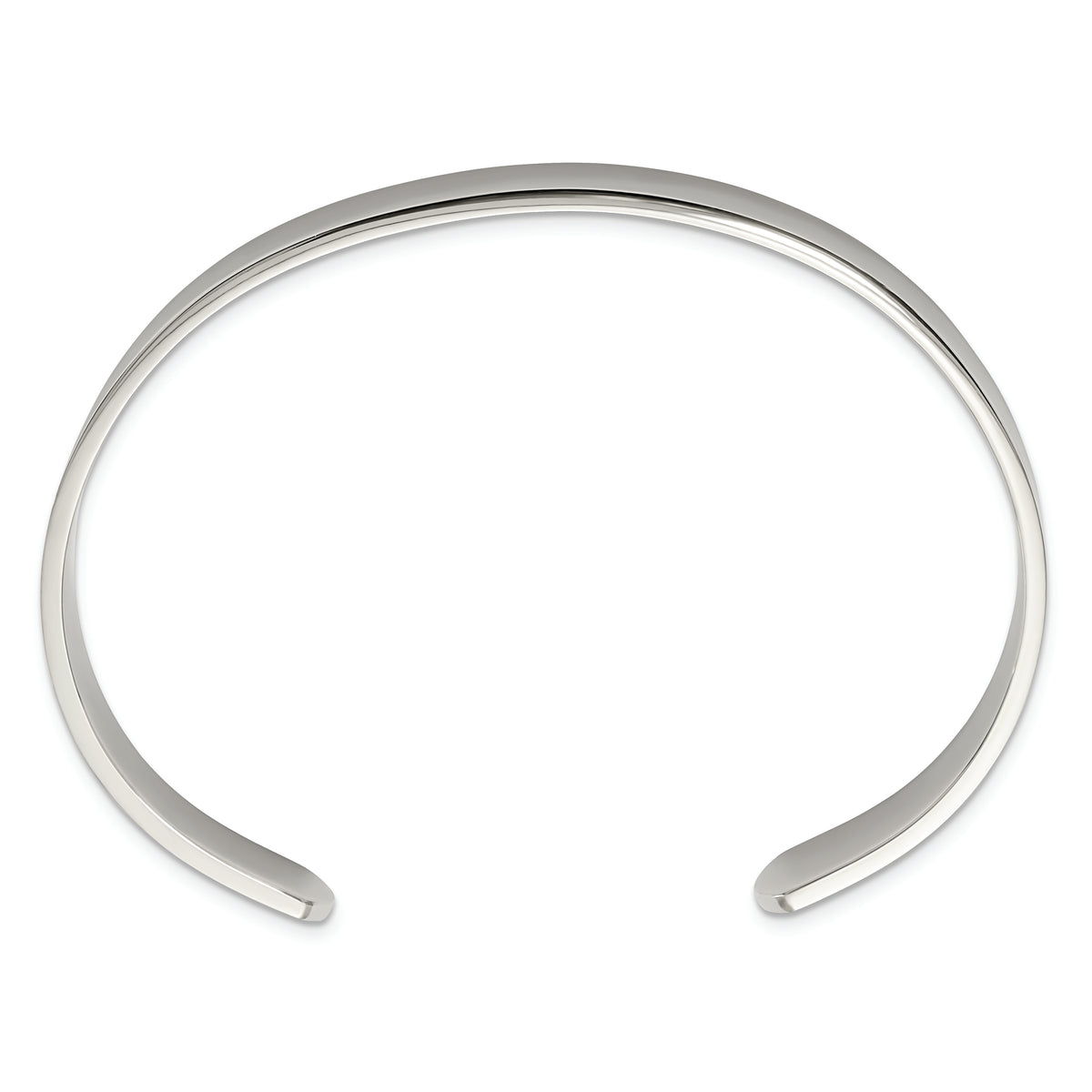Chisel Brand Jewelry, Stainless Steel Polished Cuff Bangle