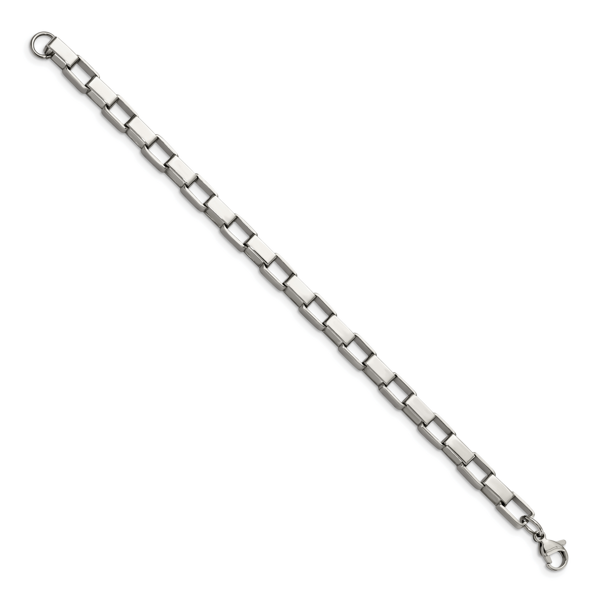 Chisel Brand Jewelry, Stainless Steel Link 8in Men's Bracelet