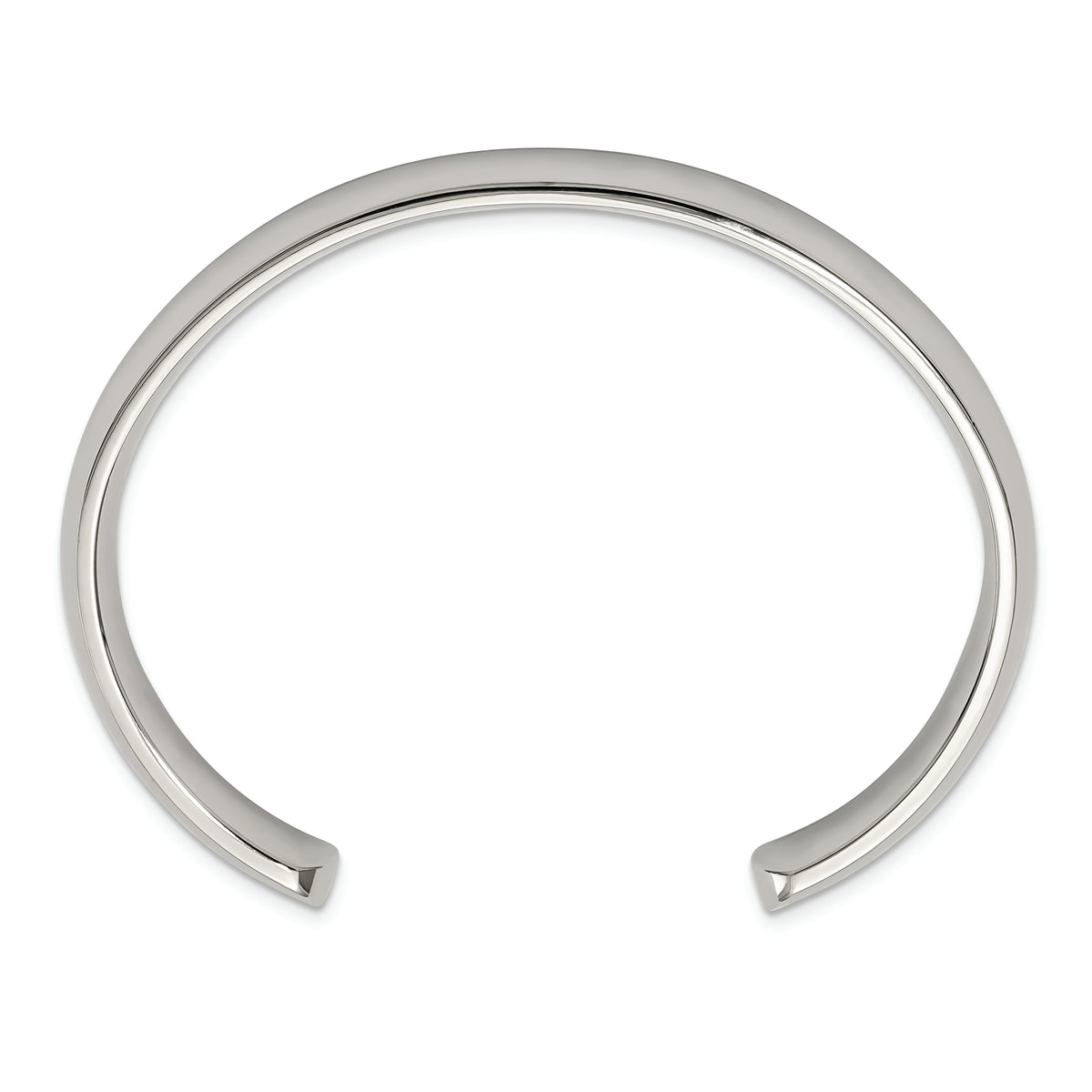 Chisel Brand Jewelry, Stainless Steel Polished Cuff Bangle