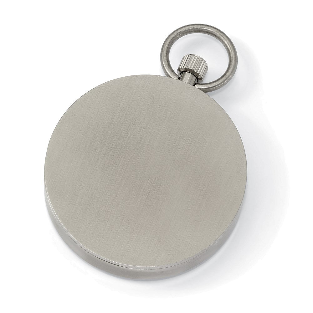 Fashion Watches, Chisel Stainless Steel Black Dial Pocket Watch