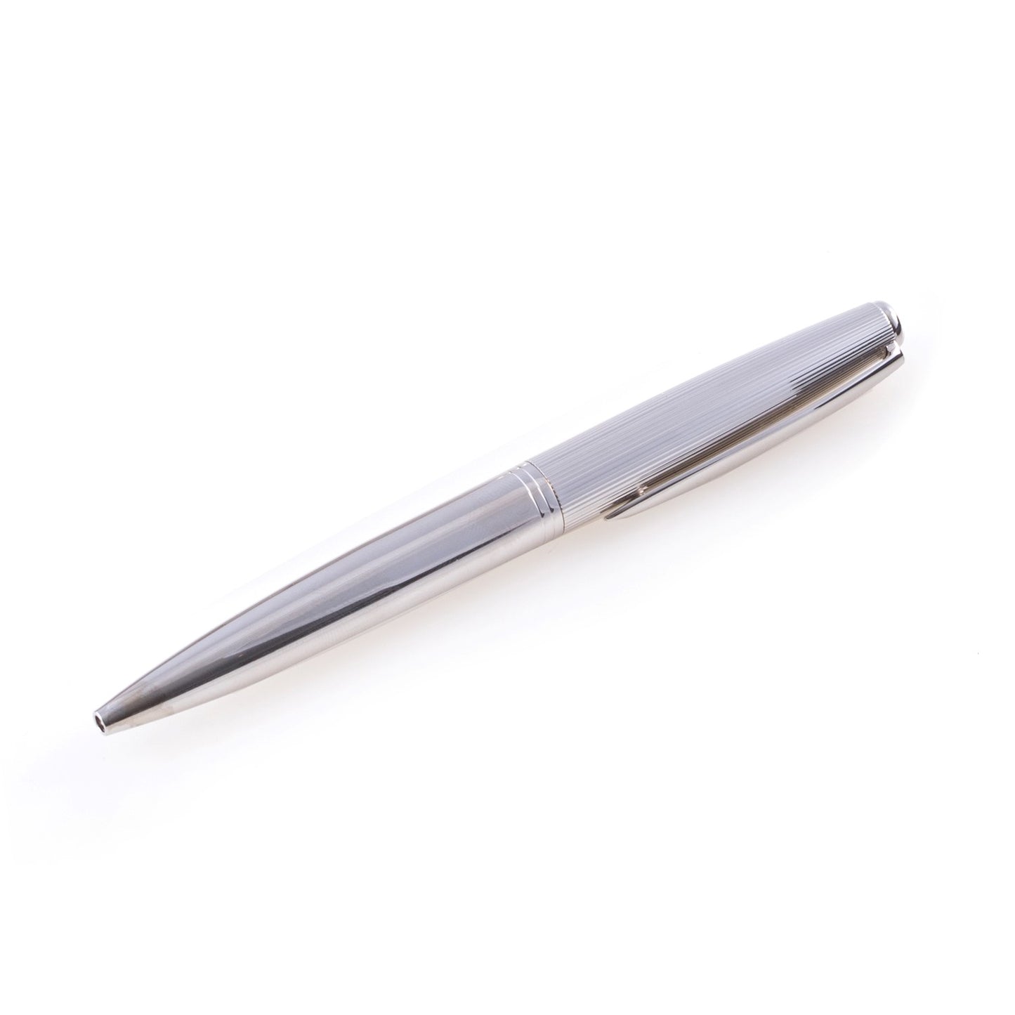 Occasion Gallery Silver Color Silver Plated Ballpoint Pen. 5.5 L x 0.5 W x H in.