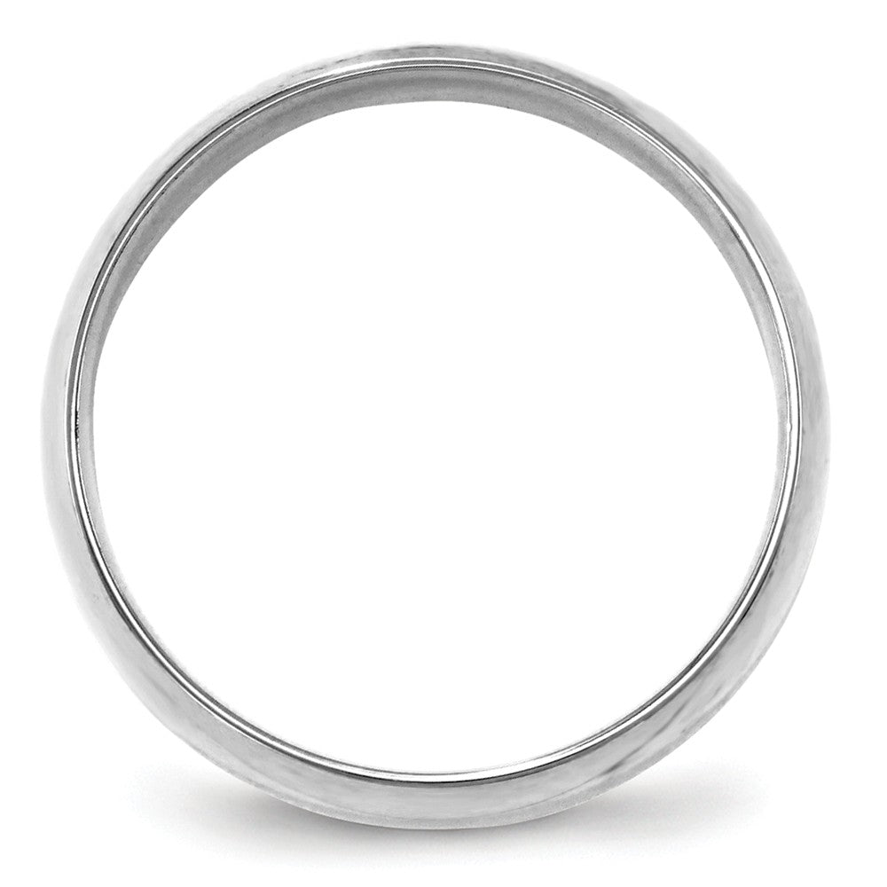10k White Gold 6mm LTW Comfort Fit Wedding Band Size 9
