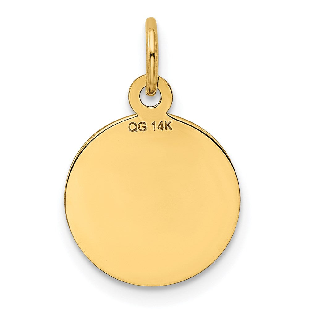 Million Charms 14K Yellow Gold Themed Happy Anniversary Milestone Charm