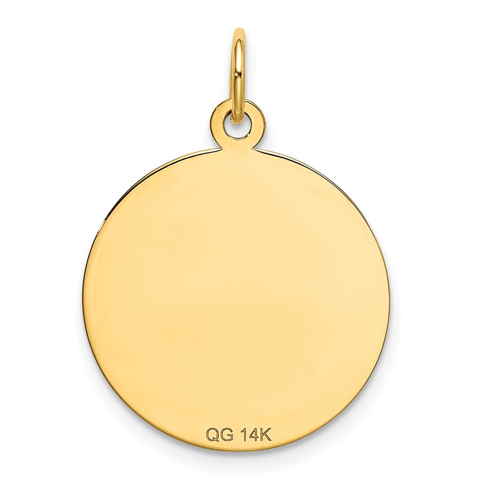 Million Charms 14K Yellow Gold Themed Happy Anniversary Milestone Charm