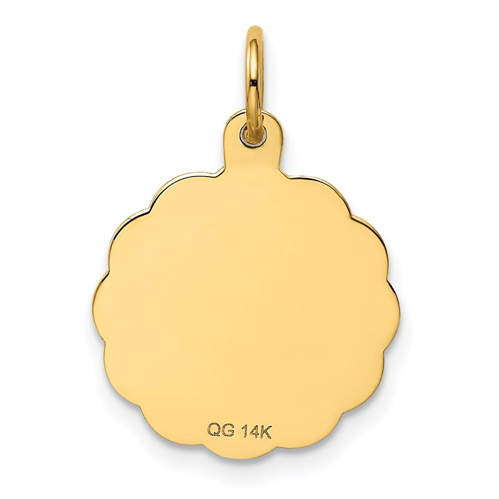 Million Charms 14K Yellow Gold Themed Happy 5Th Anniversary Milestone Charm