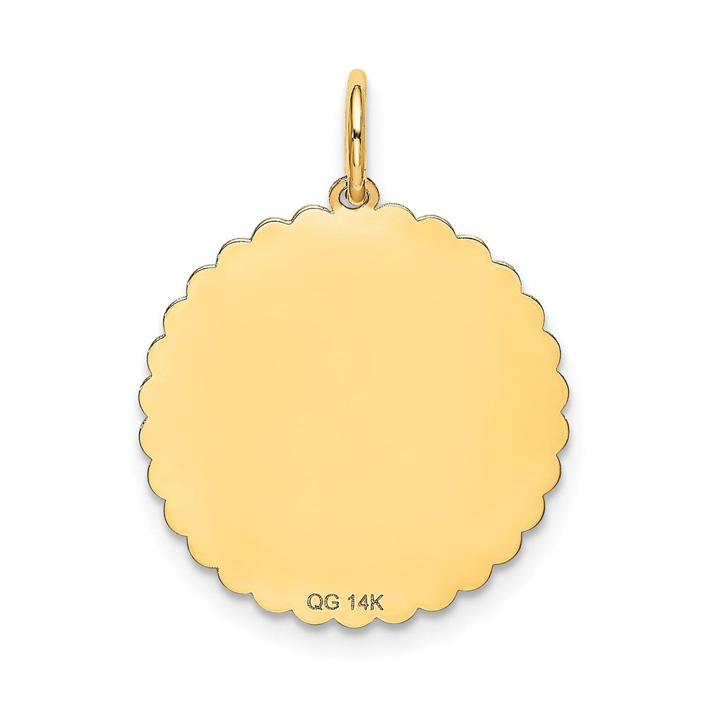 Million Charms 14K Yellow Gold Themed Sweet 16 Birthday Charm