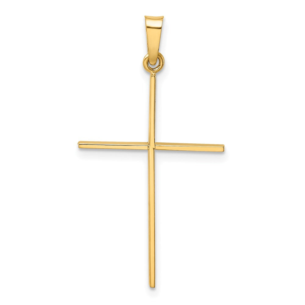 Million Charms 14K Yellow Gold Themed Relgious Cross Pendant