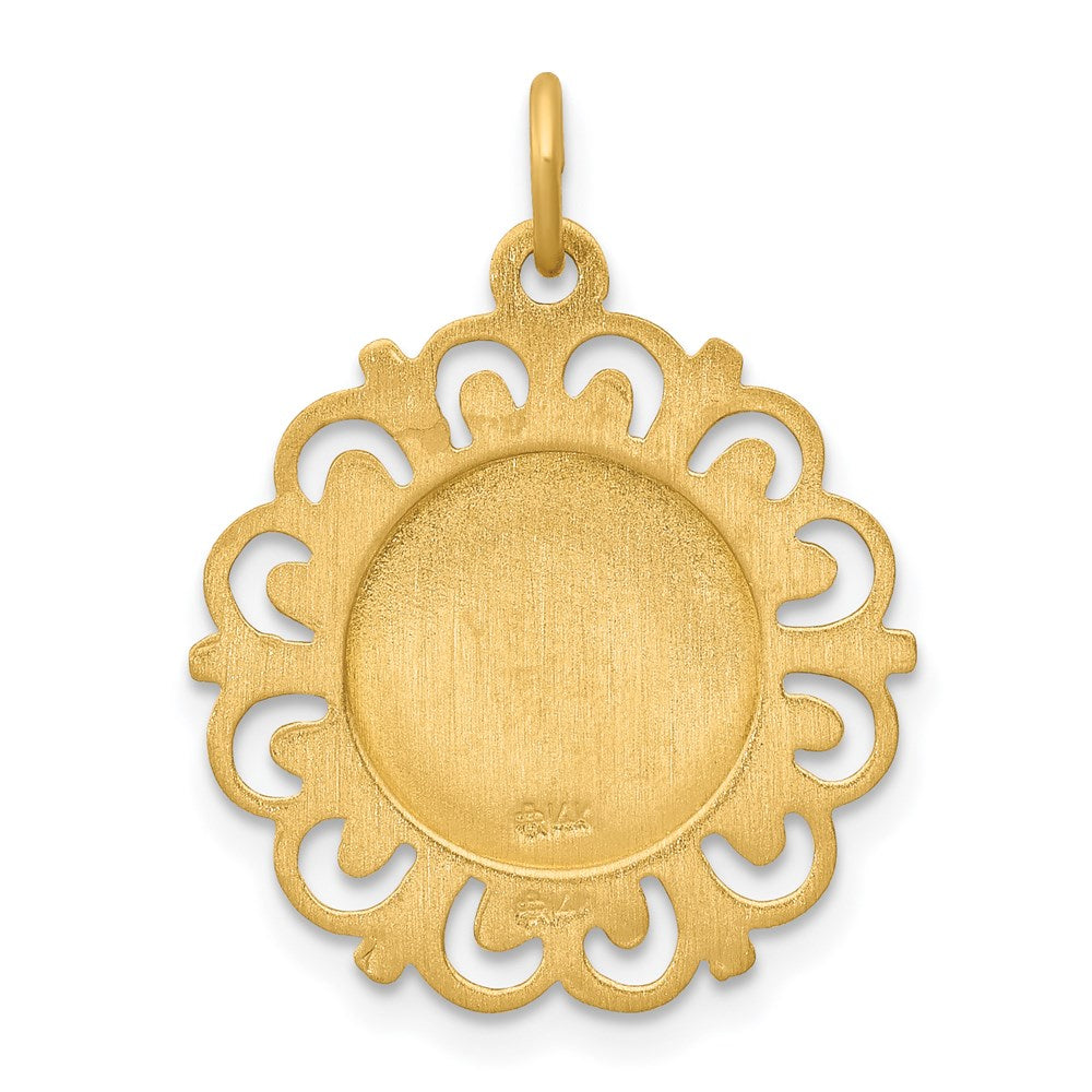 Million Charms 14K Yellow Gold Themed First Religious Holy Communion Charm