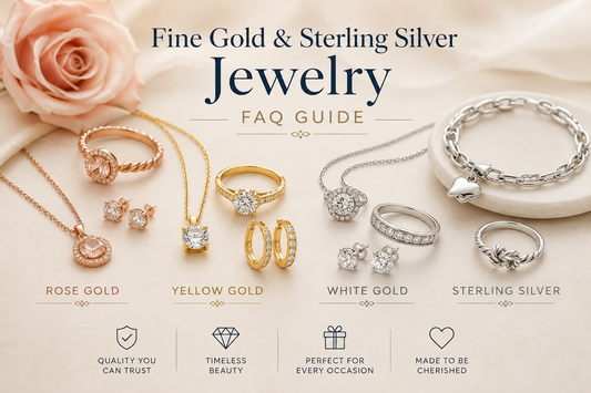 Fine Gold & Sterling Silver Jewelry FAQ Guide