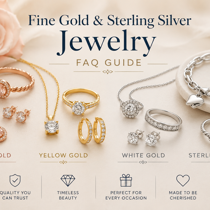 Fine Gold & Sterling Silver Jewelry FAQ Guide