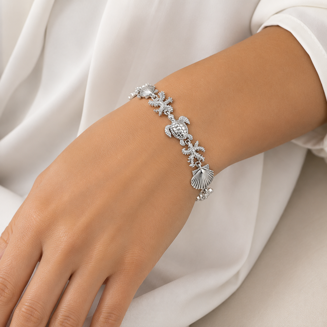 Sterling Silver Charms Bracelets