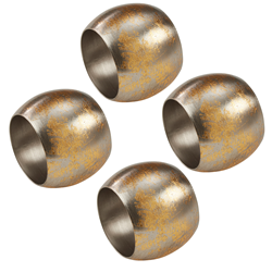 Curated Autumn Golden Luxe Table Set – 4 Place Settings (16 Pcs Total)