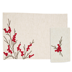 Curated Christmas Table Setting – The Holly Jolly Bundle (4 Place Settings)