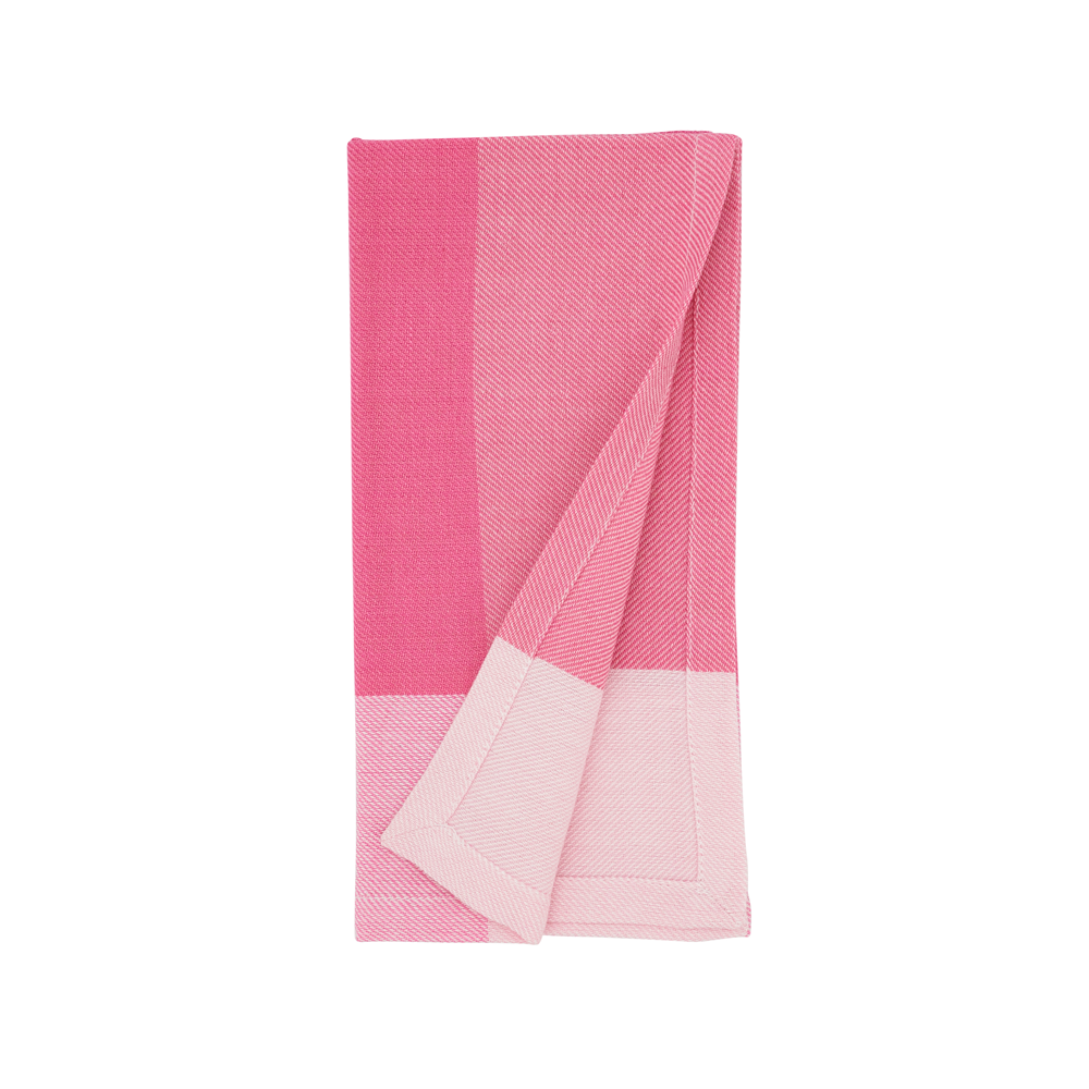 Fuchsia Polka Dot 13"x19" Placemat & 20" Napkins - Set of 8 100% cotton, Set of 8 (1 pcs.)