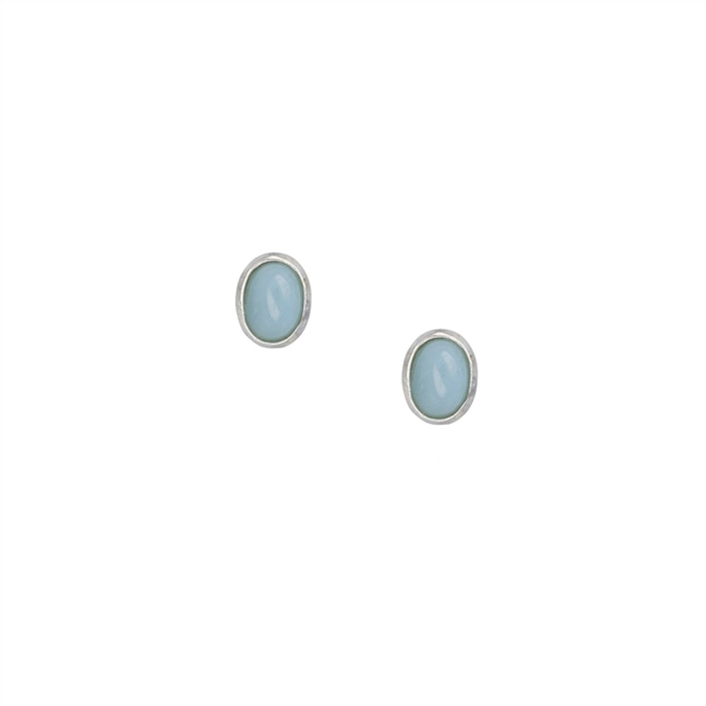 925 Sterling  Silver Larimar Dragonfly Earrings French Wire 4.46 gm
